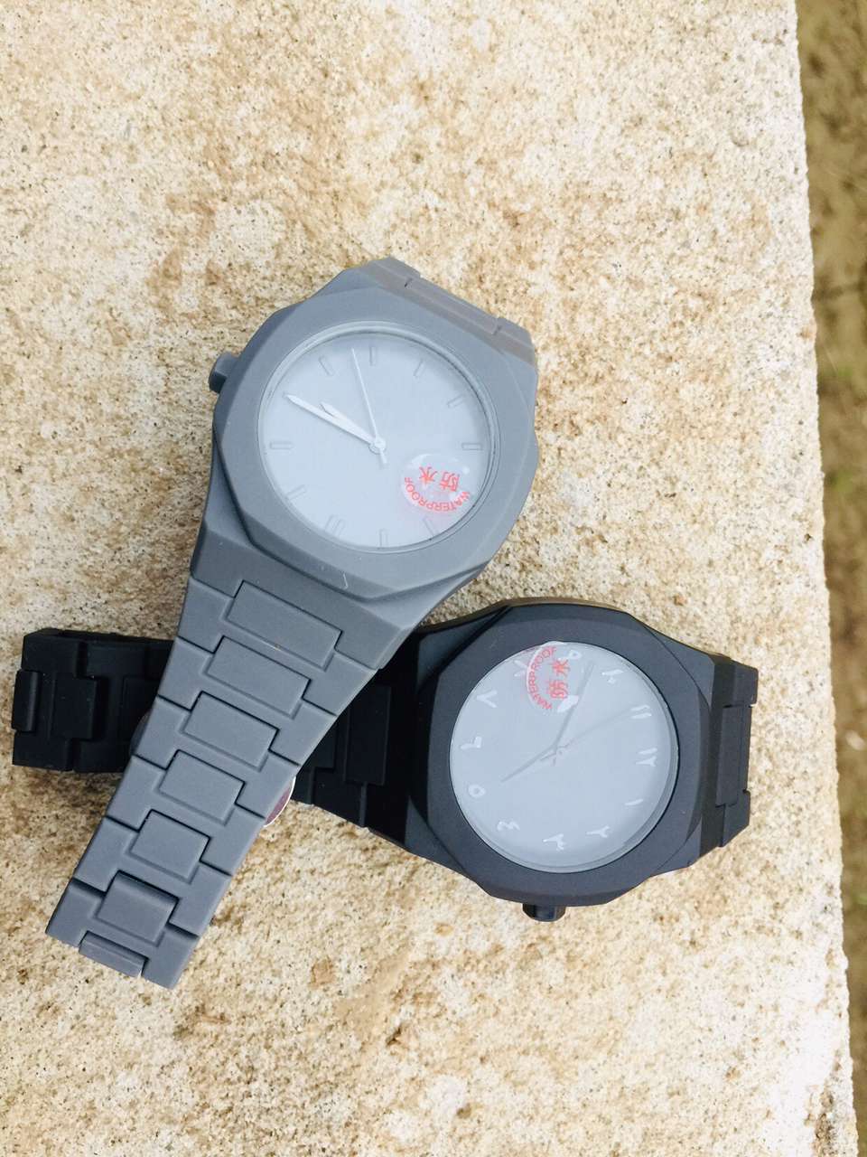 Black and Gray Aura Watches Waterproof High quality 💯