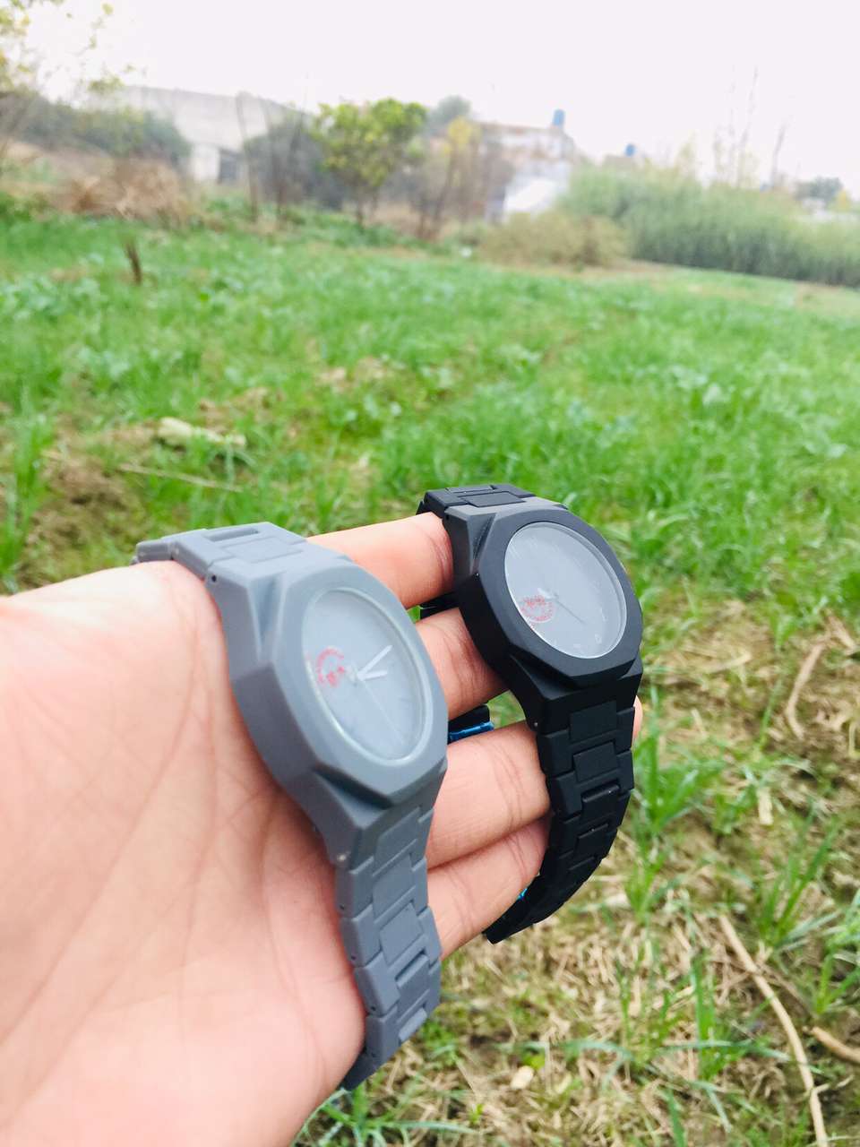 Black and Gray Aura Watches Waterproof High quality 💯