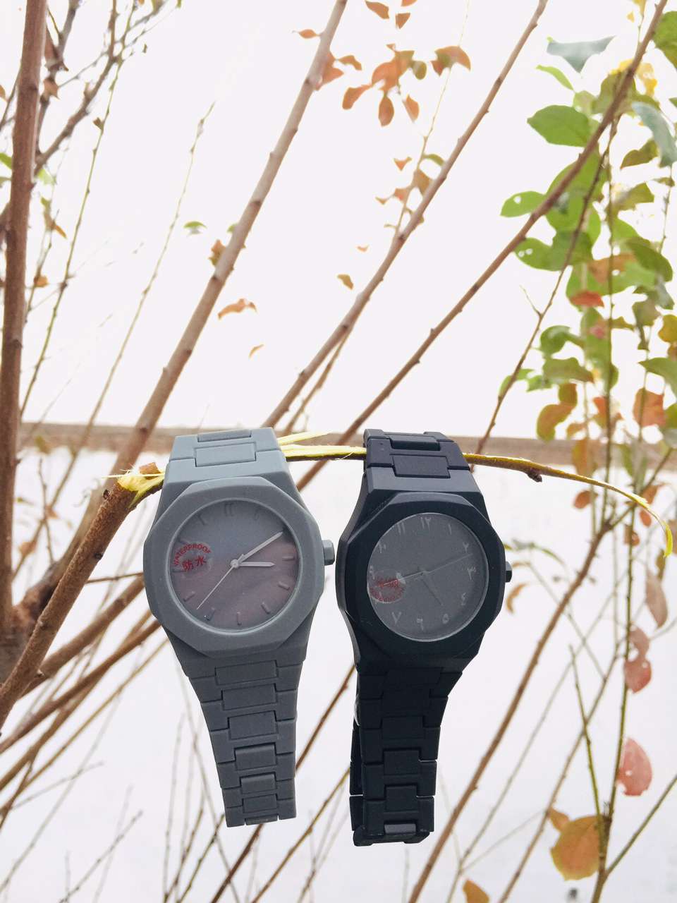Black and Gray Aura Watches Waterproof High quality 💯