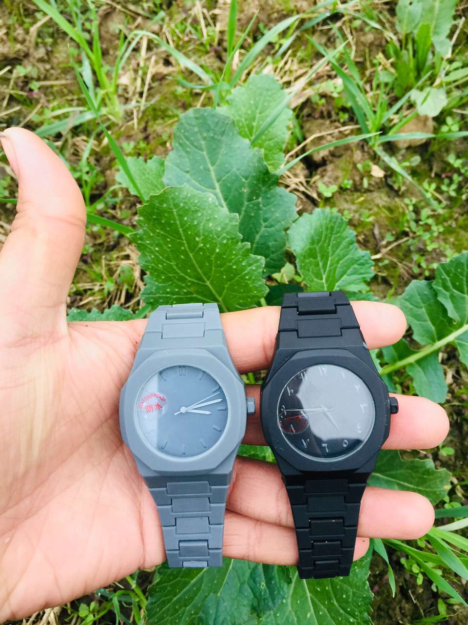 Black and Gray Aura Watches Waterproof High quality 💯