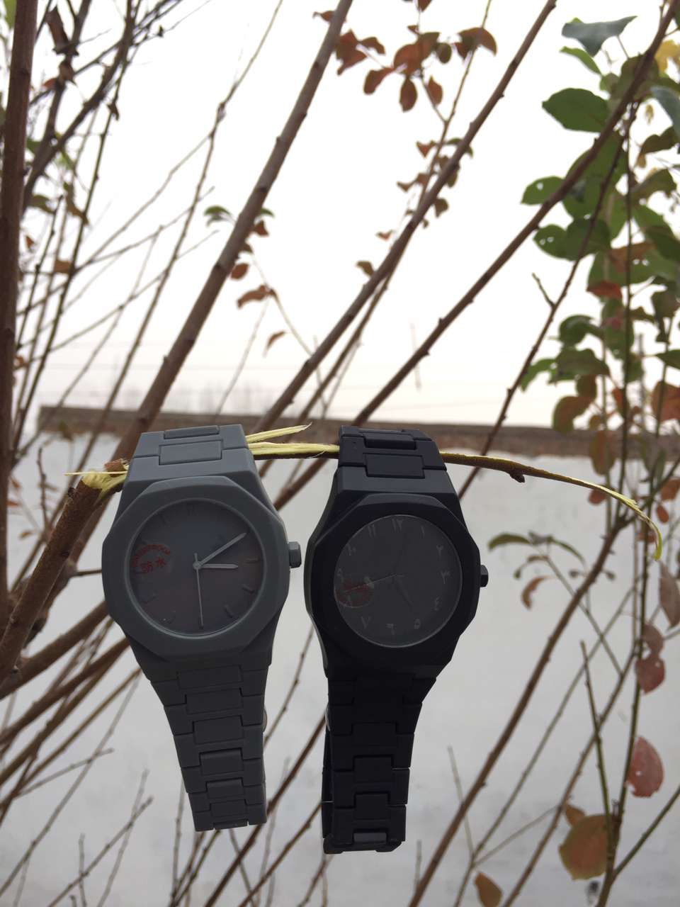 Black and Gray Aura Watches Waterproof High quality 💯